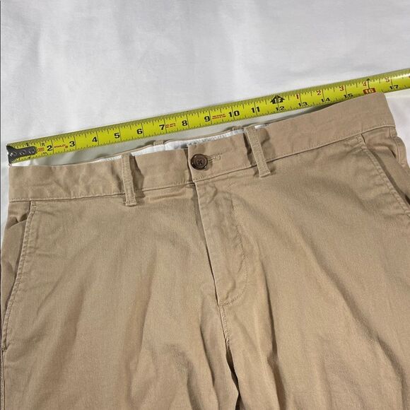 J. Crew mens golden khaki Flex Slim fit flat front chino pants - size 32x32 - Picture 12 of 12